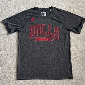 Adidas Men's Charcoal Gray Ultimate Climalite Bulls Tee